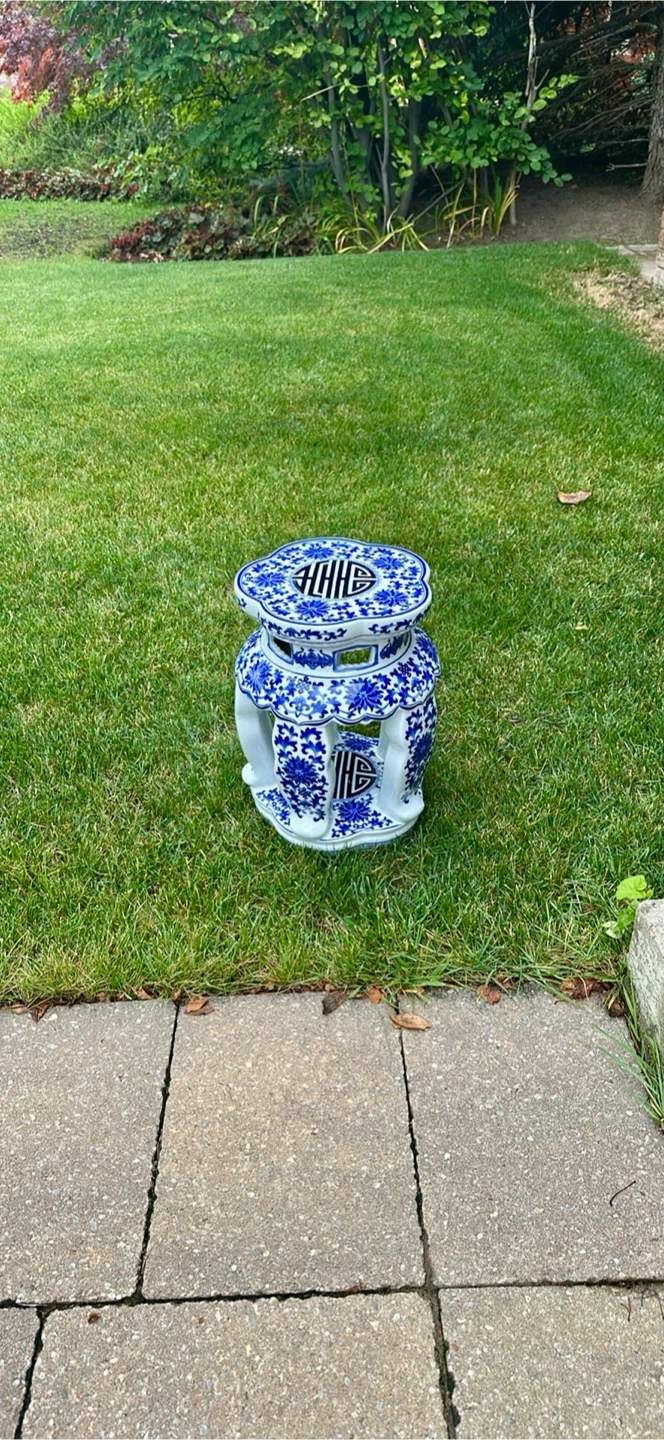 Bombay Ceramic Garden Stool - photo 2