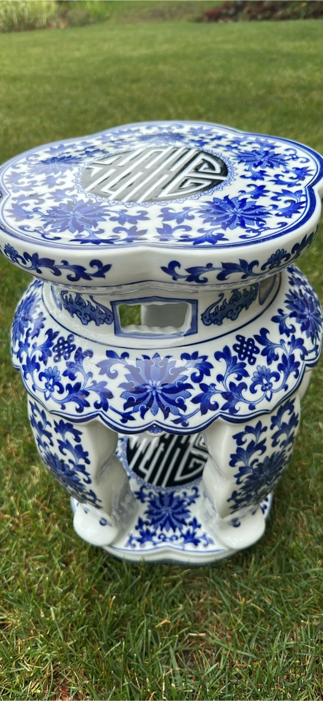 Bombay Ceramic Garden Stool - photo 4