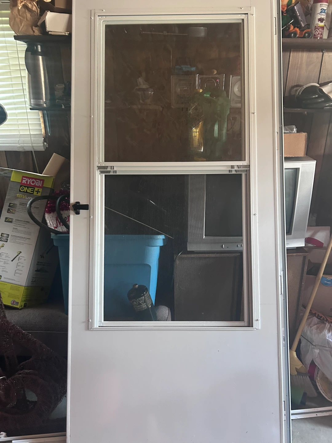 Brand new screen door white