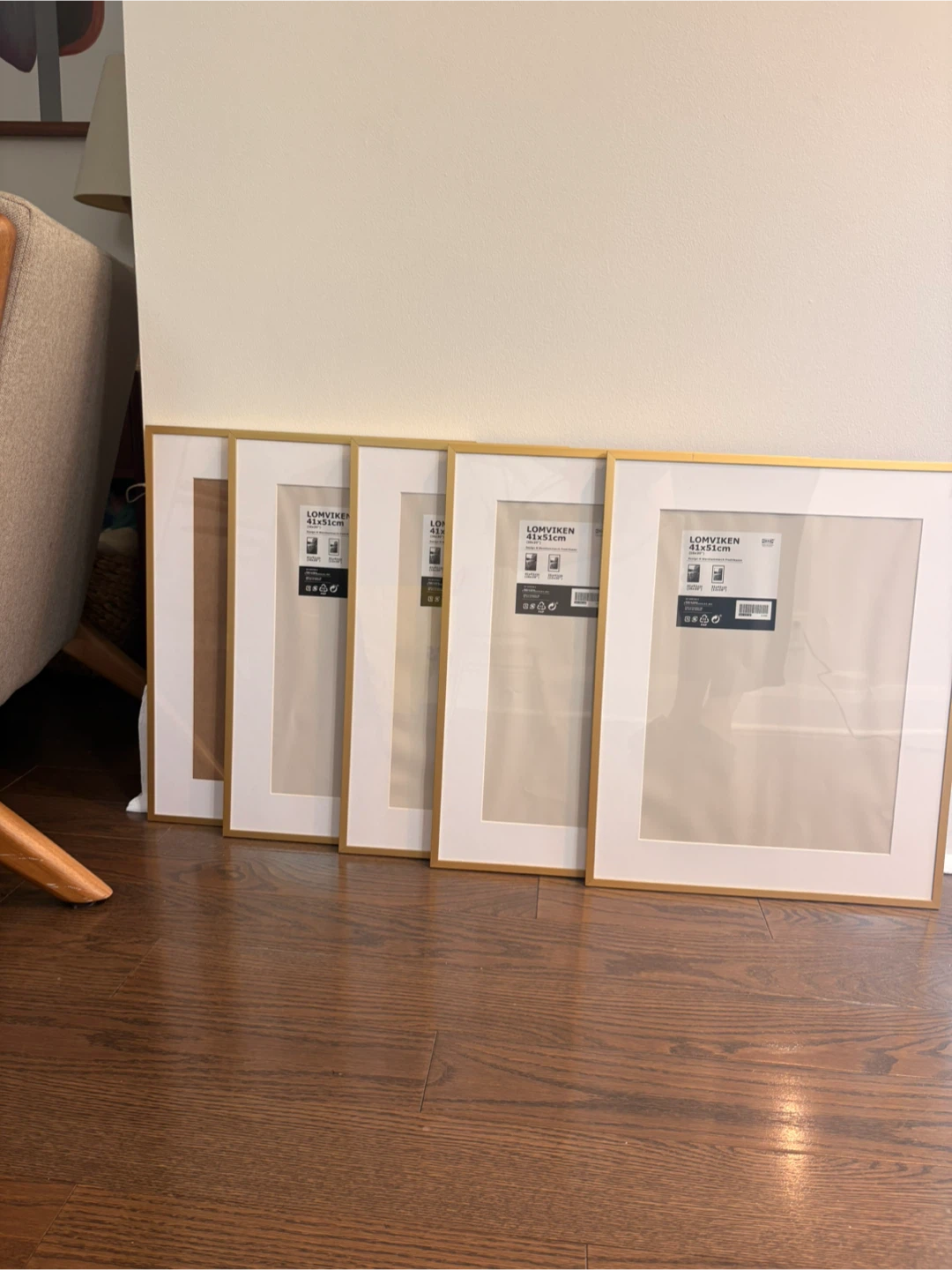 IKEA Lomviken Picture Frames (41x51cm) Qty:5