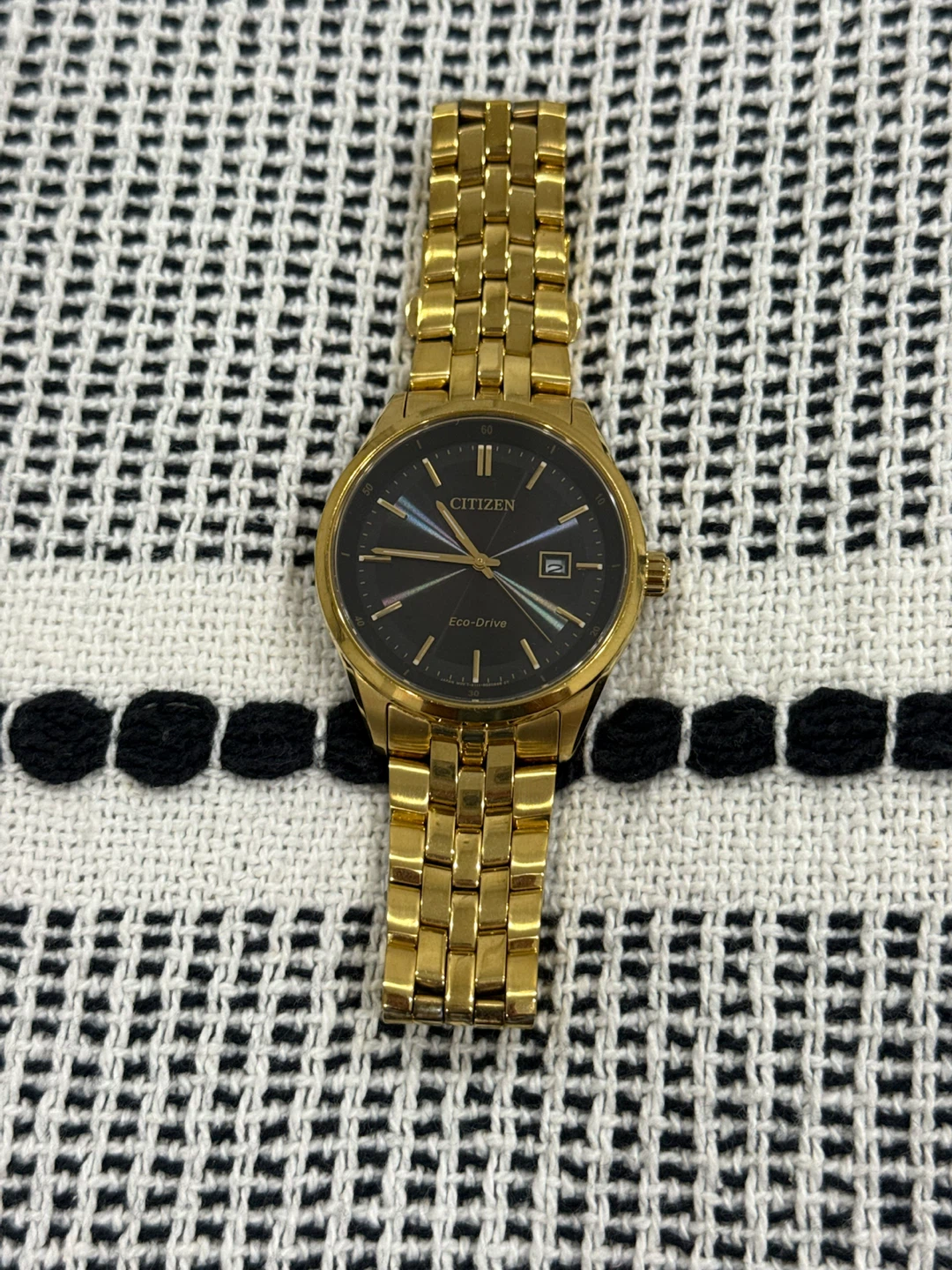 Citizen Eco-Drive Gold-Tone E111 Watch