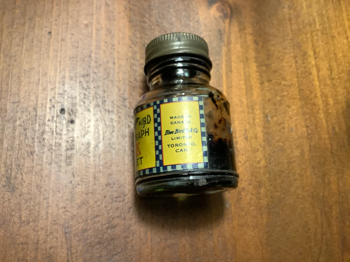 Vt Blue Bird Hektograph Violet Ink Bottle 🐞 - photo 5