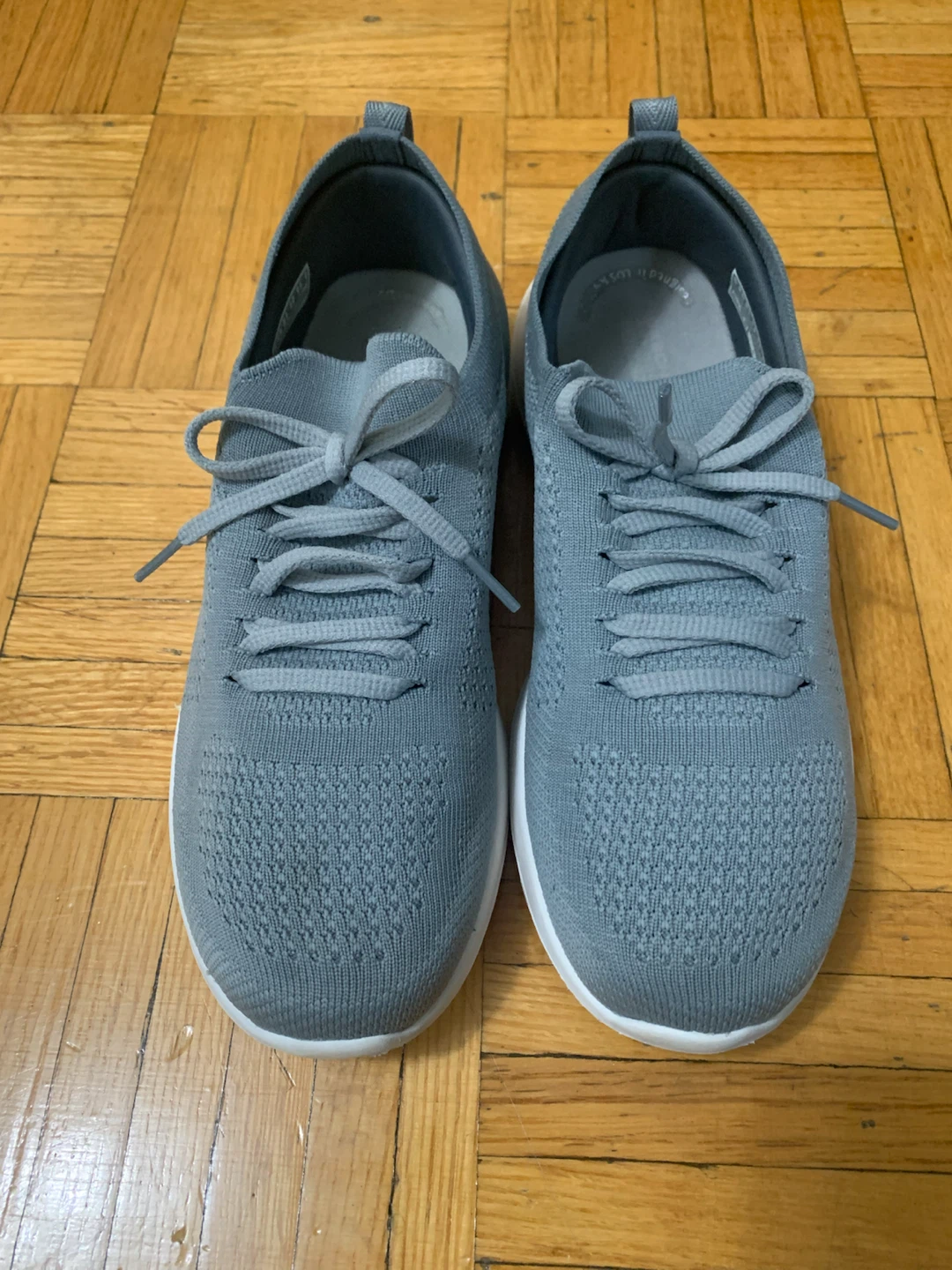 Skechers Stretch Fit Grey Knit Sneakers - photo 2