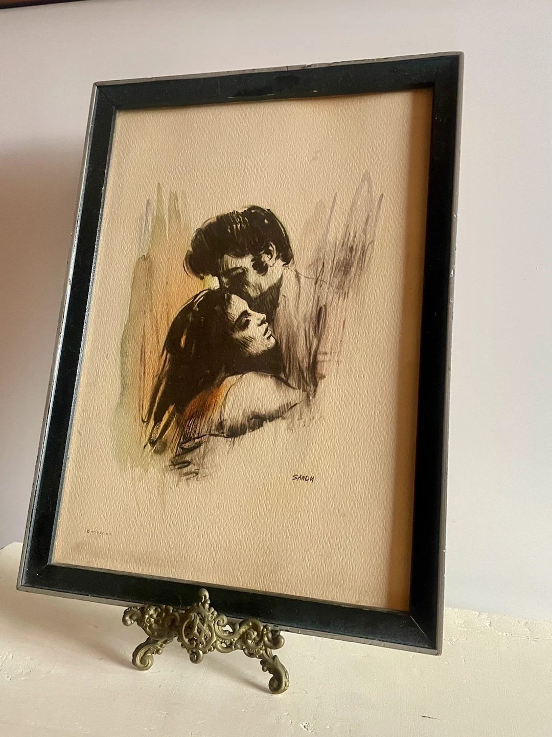 Mid Century Vintage “Lovers” Print after Sandy, c. 1971 - photo 2