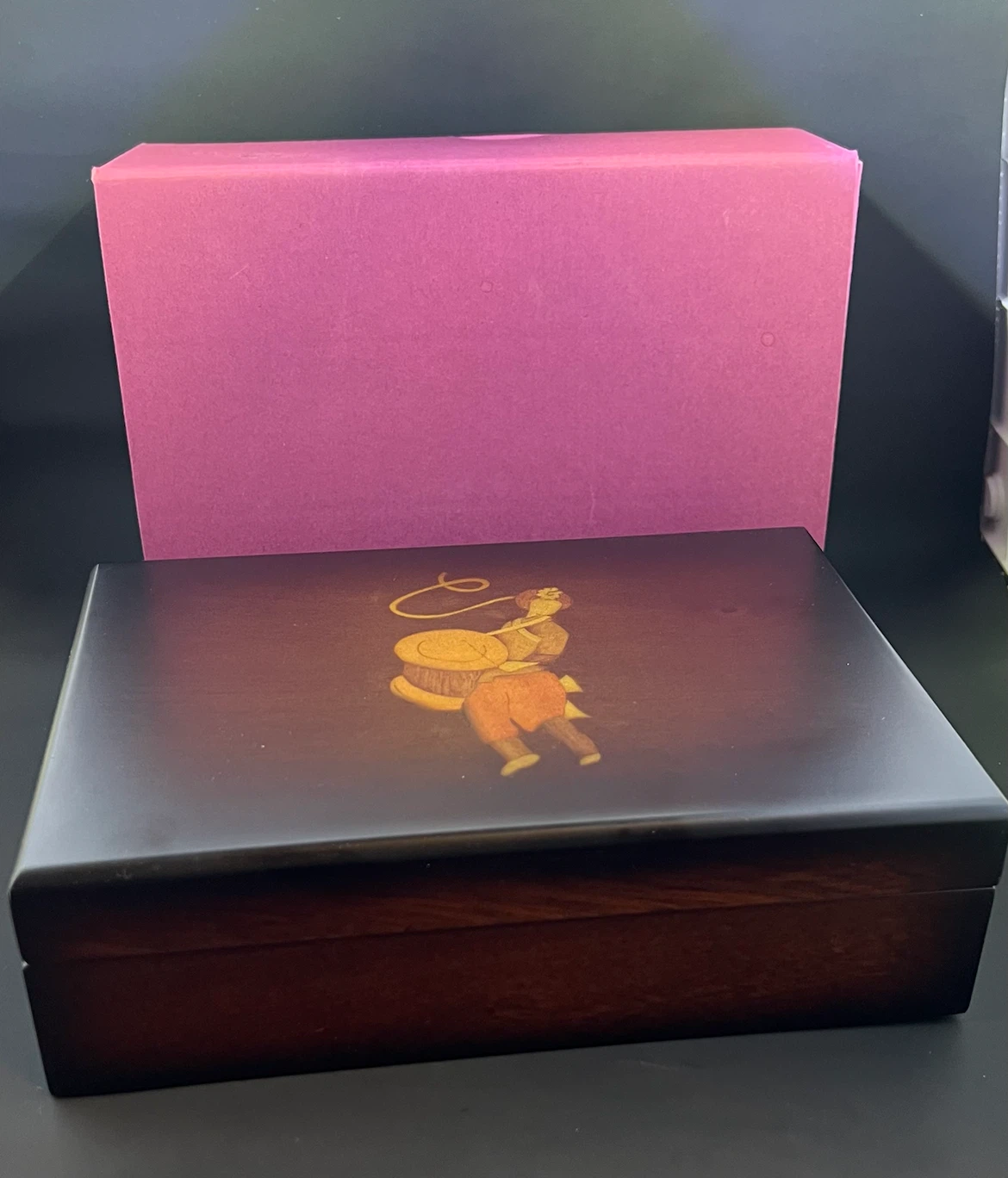 Brand New Korean Inlaid Wood Jewelry Box