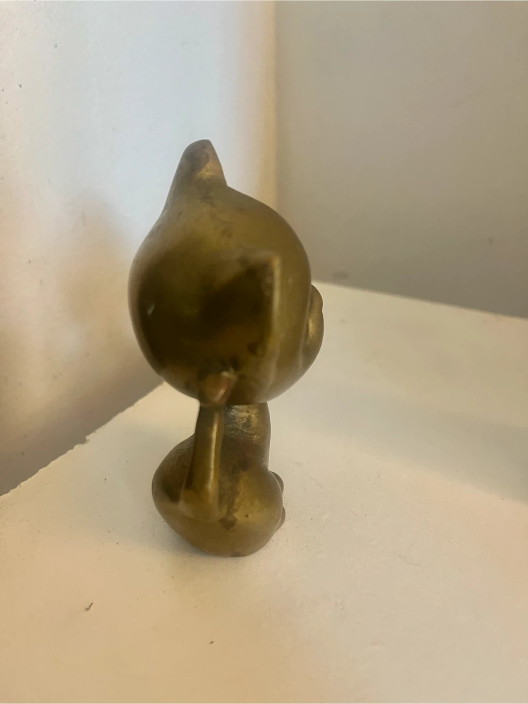 MCM Vintage Kitten Solid Brass Figurine - photo 4