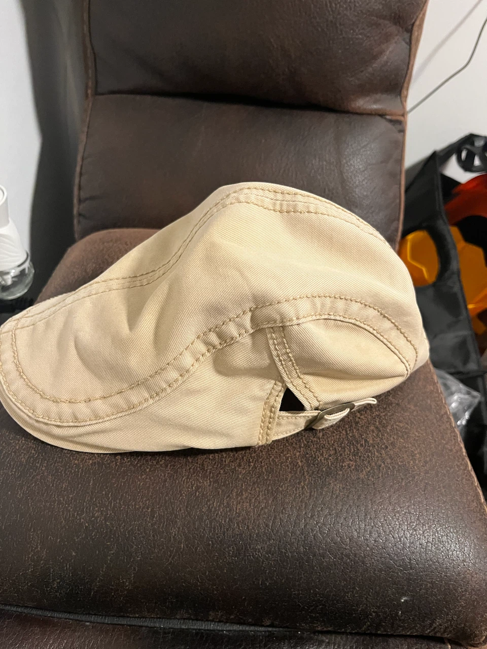 Tan Flat Cap