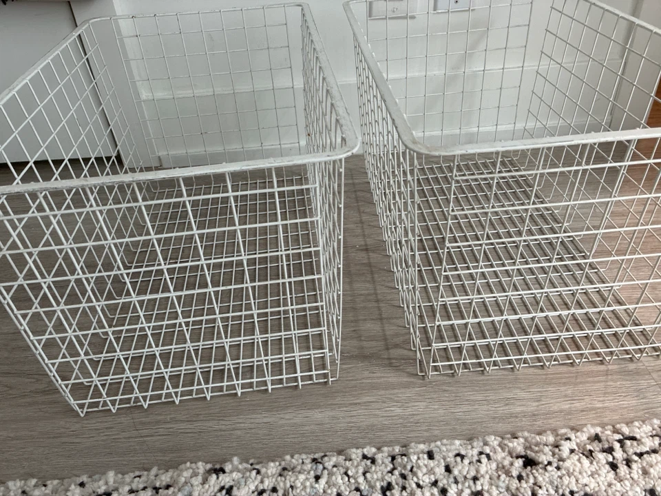 2 wire storage baskets - photo 2