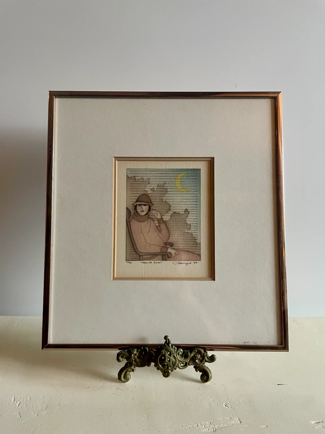 S/N Print “Clair de Lune,” 1987