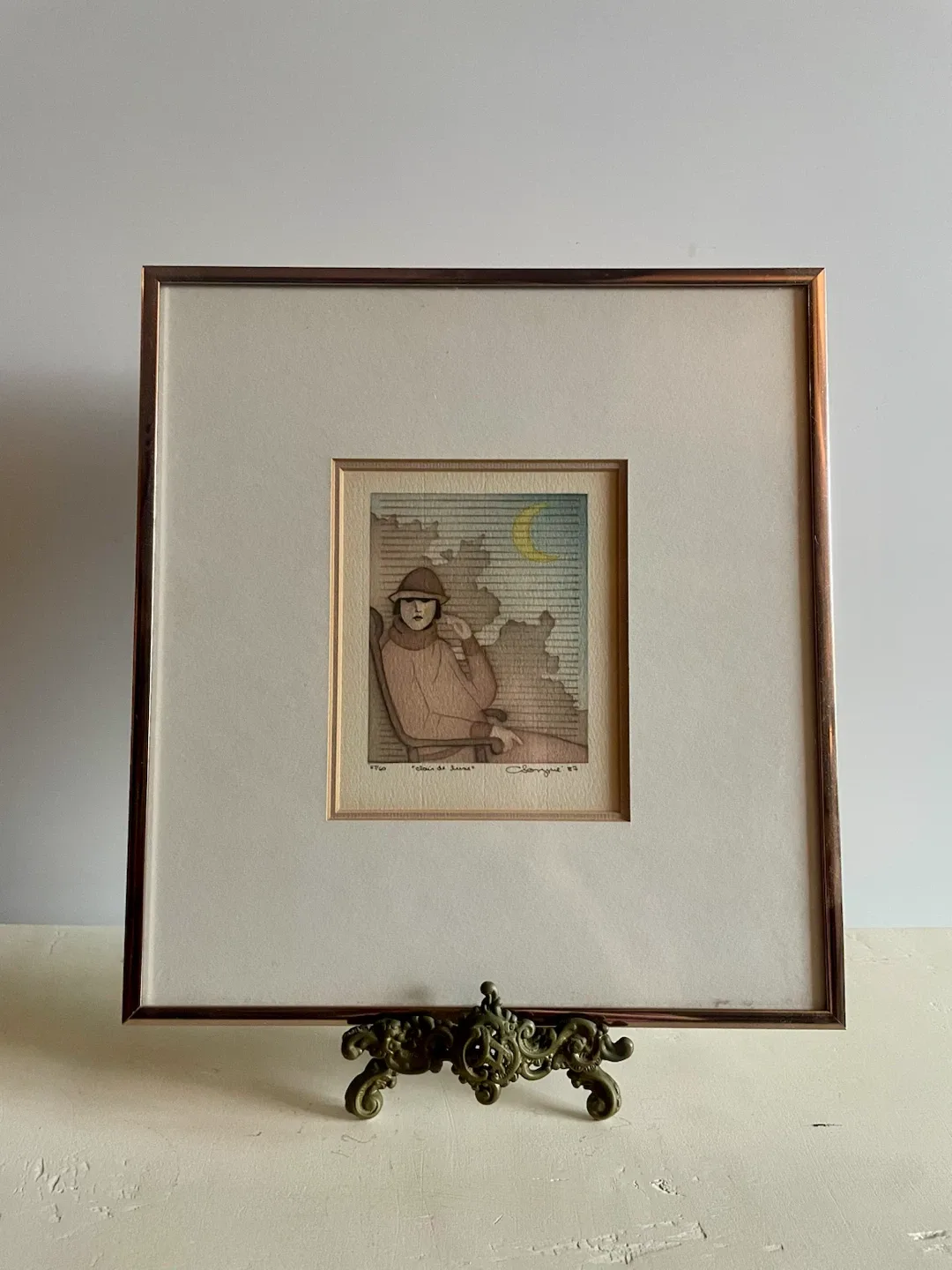 S/N Print “Clair de Lune,” 1987