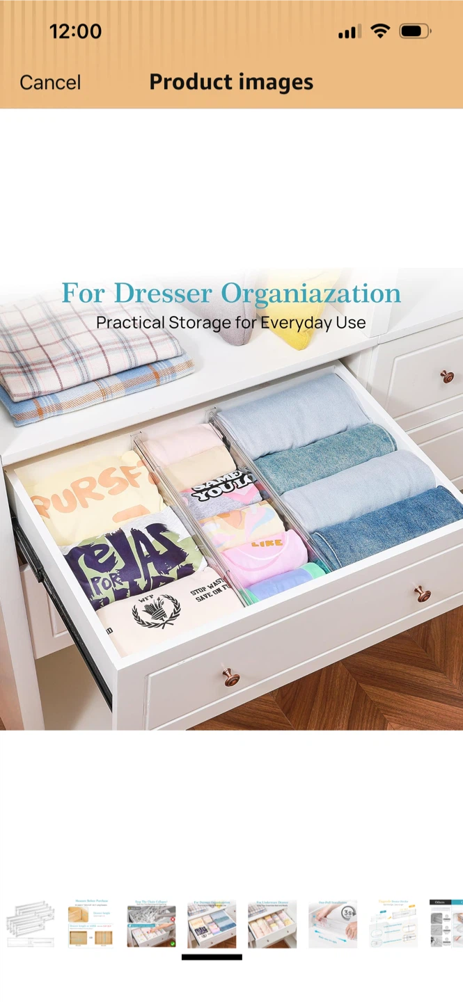 Vtopmart Drawer Dividers - 7 Pack - photo 5