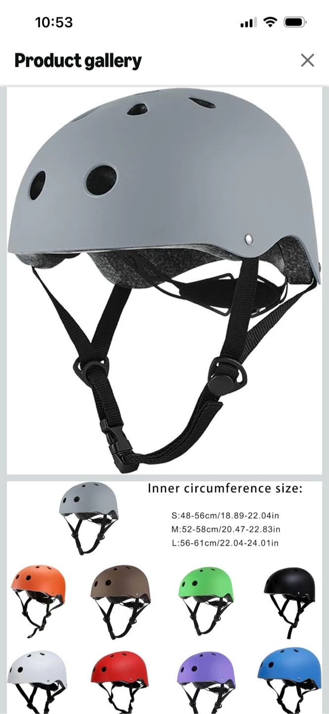 New-Kids Gray Multi-Sport Helmet!