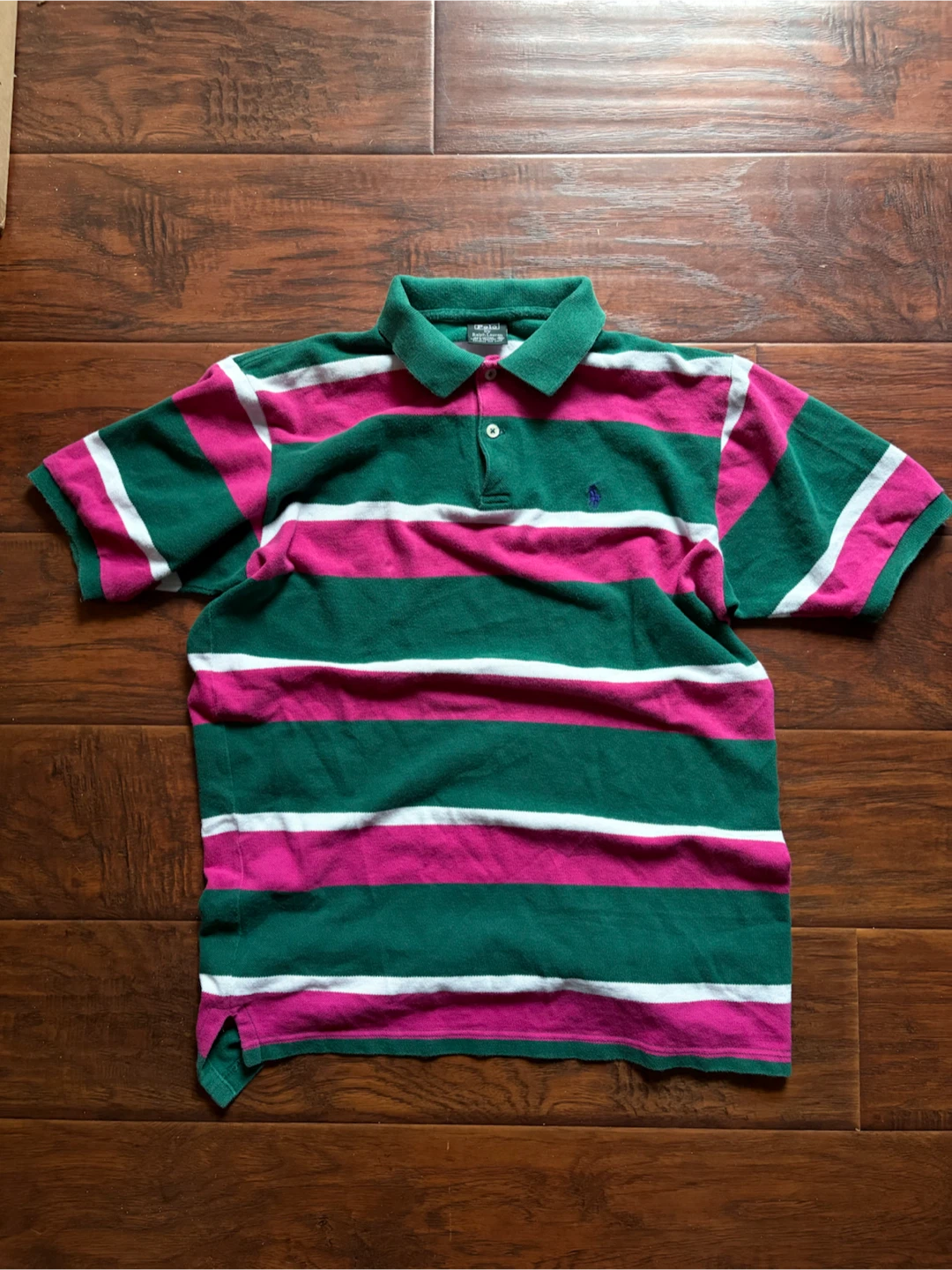 Vintage Polo by Ralph Lauren stripe shirt XL 90s - photo 2