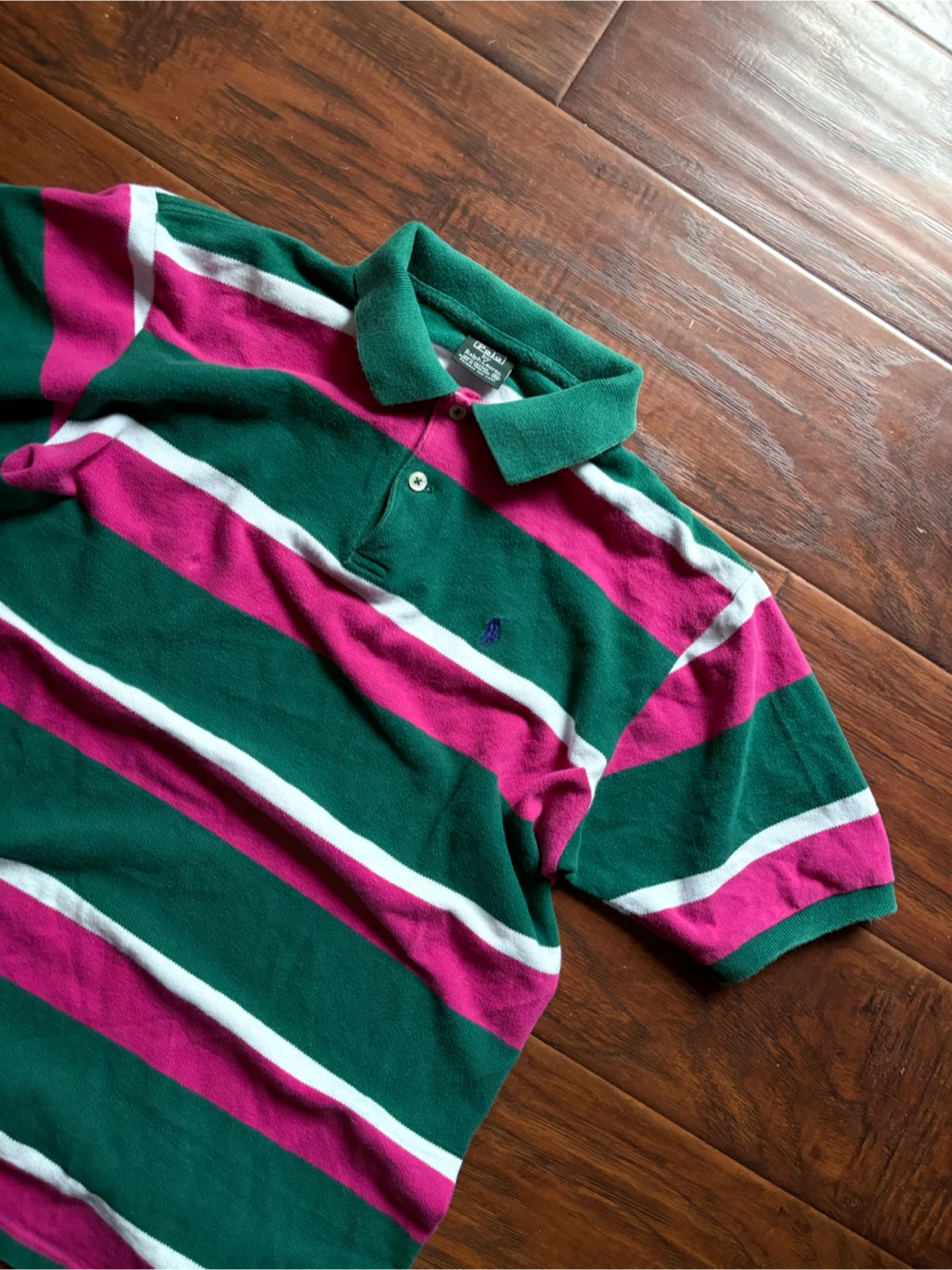 Vintage Polo by Ralph Lauren stripe shirt XL 90s - photo 3