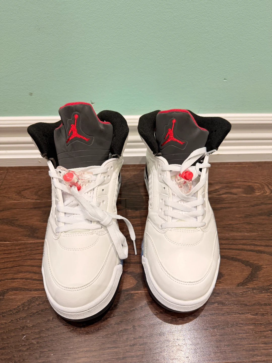 Air Jordan 5 Retro White Red - photo 3