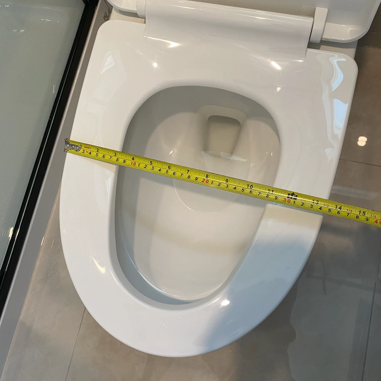 White Toilet Bowl with Seat - photo 5