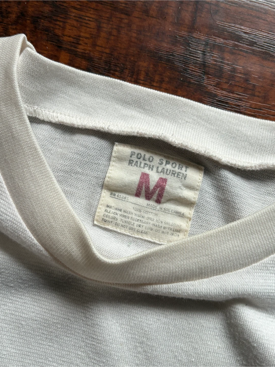 Vintage Polo Sport by Ralph Lauren crest tee M 90s - photo 3