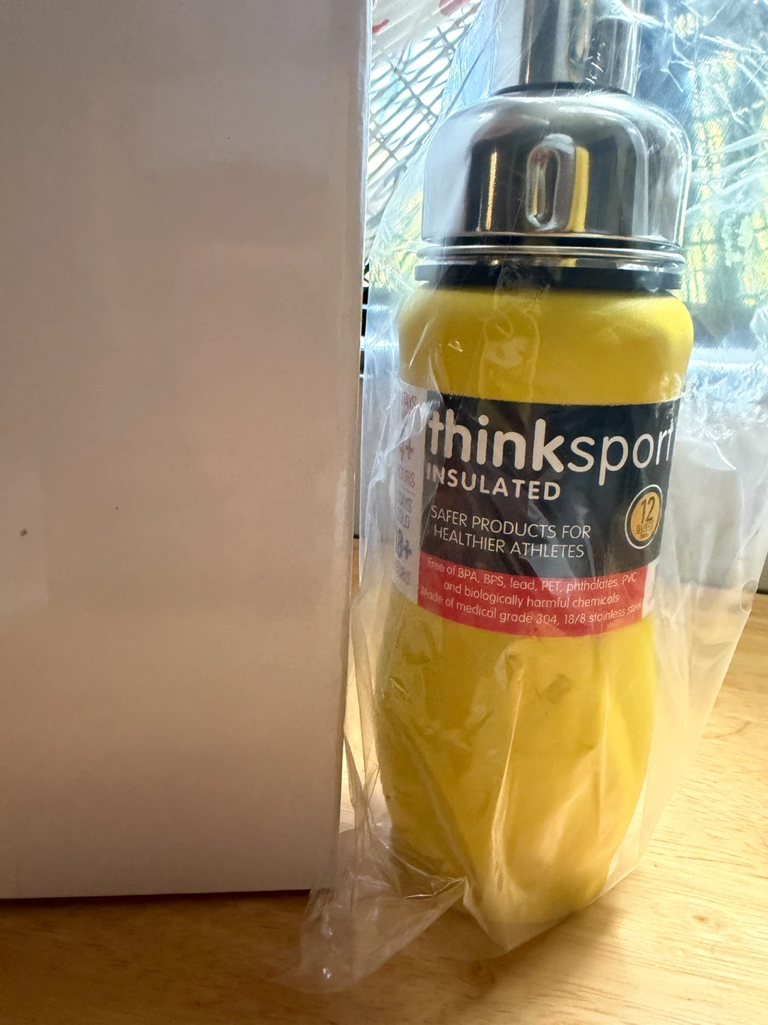 NEW Yellow - Thinksport Insulated Stainless Steel Water Bottle