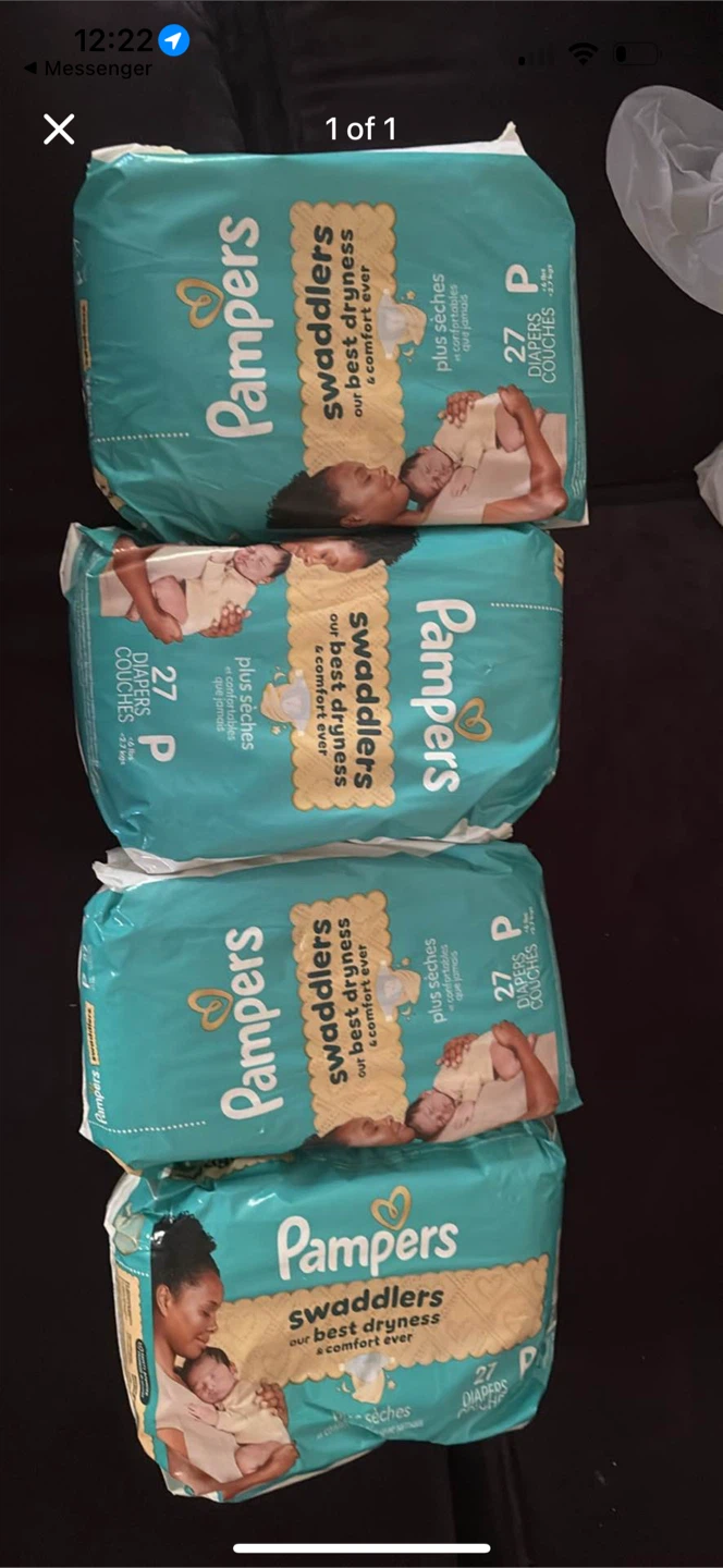 Preemie Diapers x4