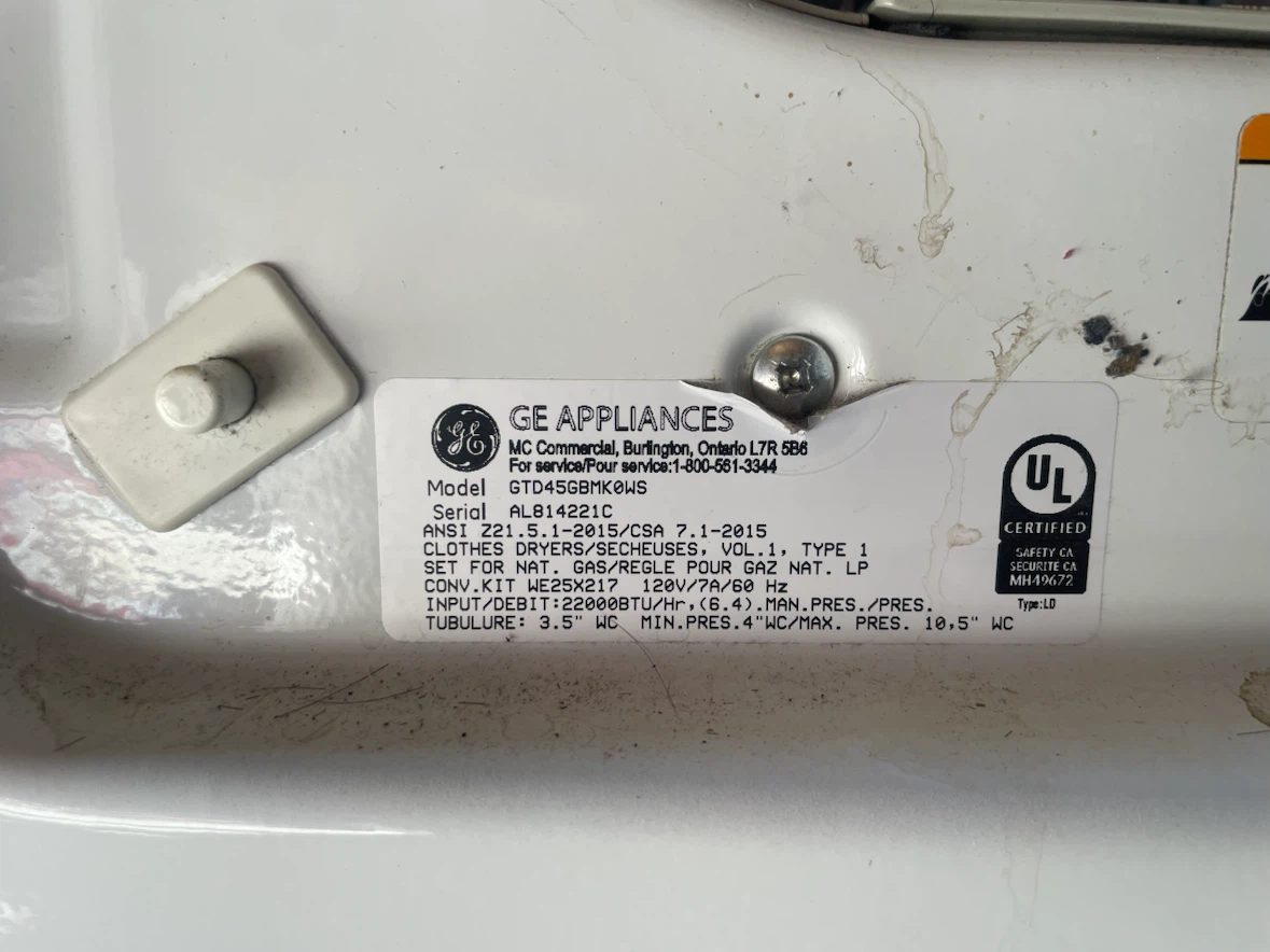 Gas Dryer & delivery - photo 4