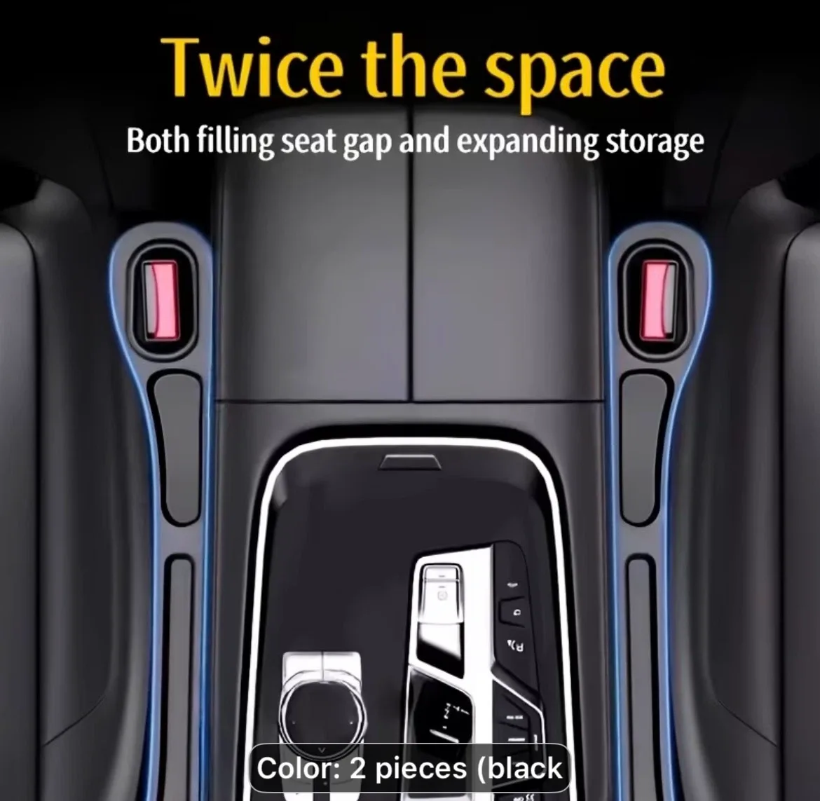 2pc Car Seat Gap Storage Organizer - photo 2