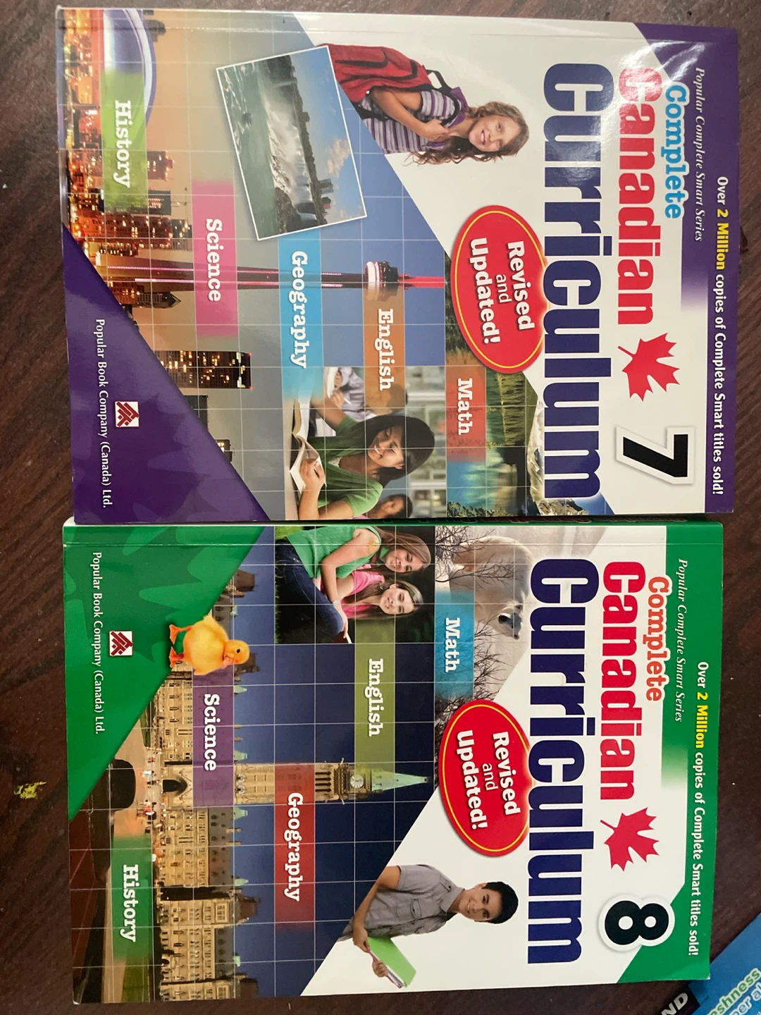 Complete Canadian Curriculum Grade 7 & 8 Books