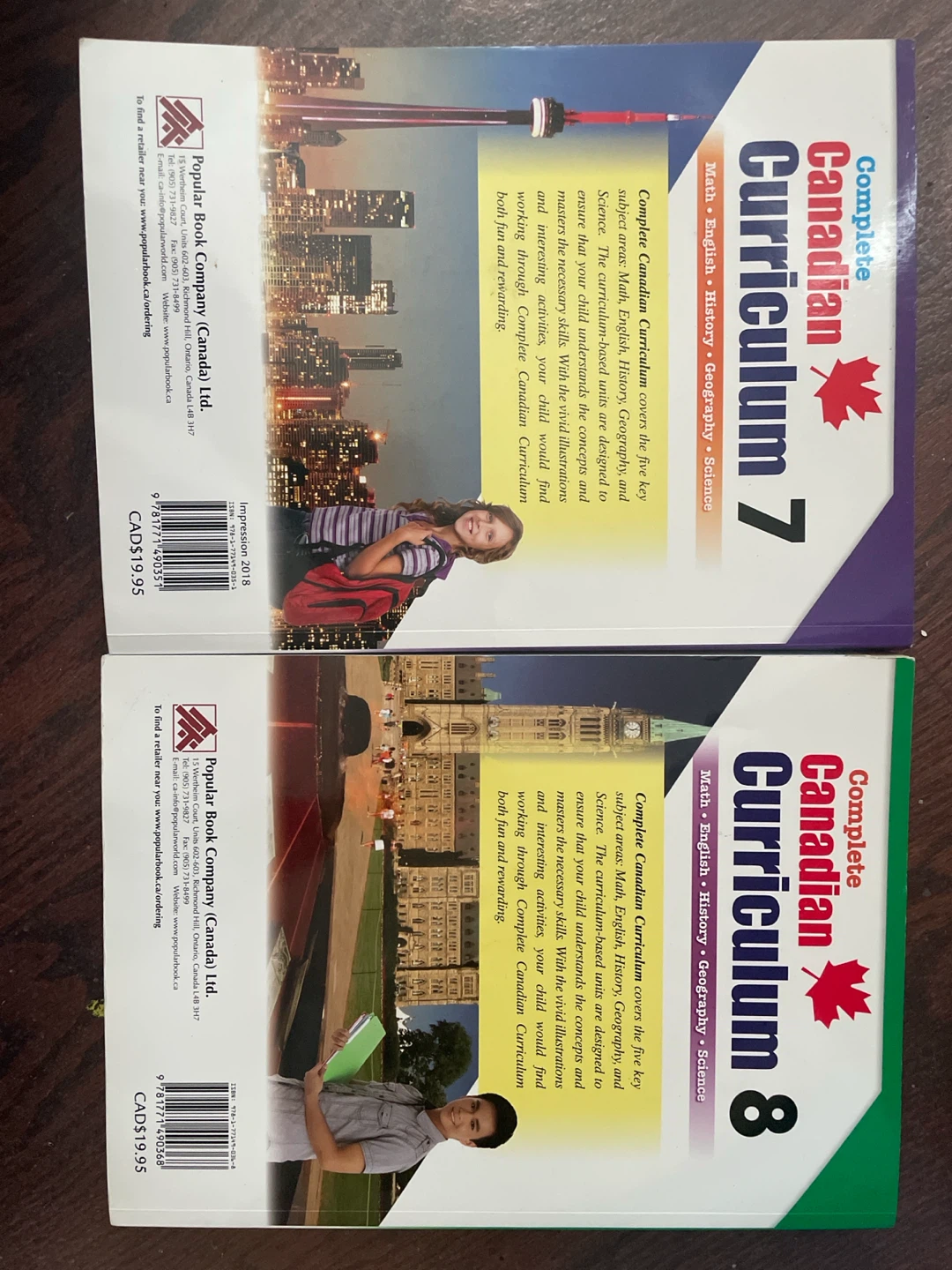 Complete Canadian Curriculum Grade 7 & 8 Books - photo 2