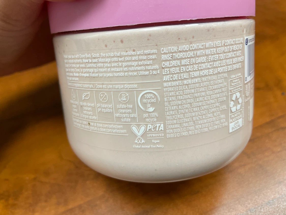 Dove Himalayan Salt & Rose Oil Body Scrub - photo 2