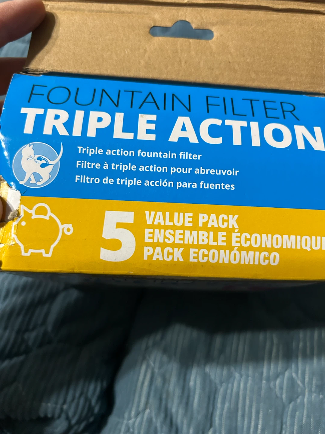 New-Catit Fountain Filter Triple Action Value Pack - 5 Count - photo 5