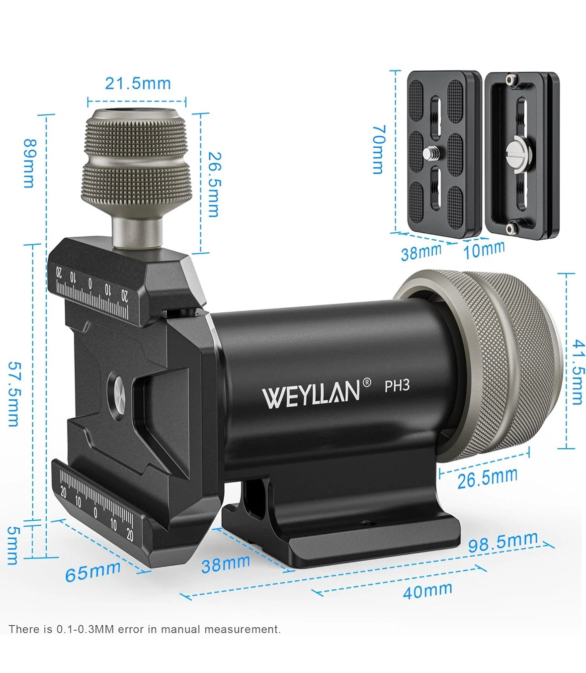 WEYLLAN PH3 Professional Gimbal Tripod Head - photo 3