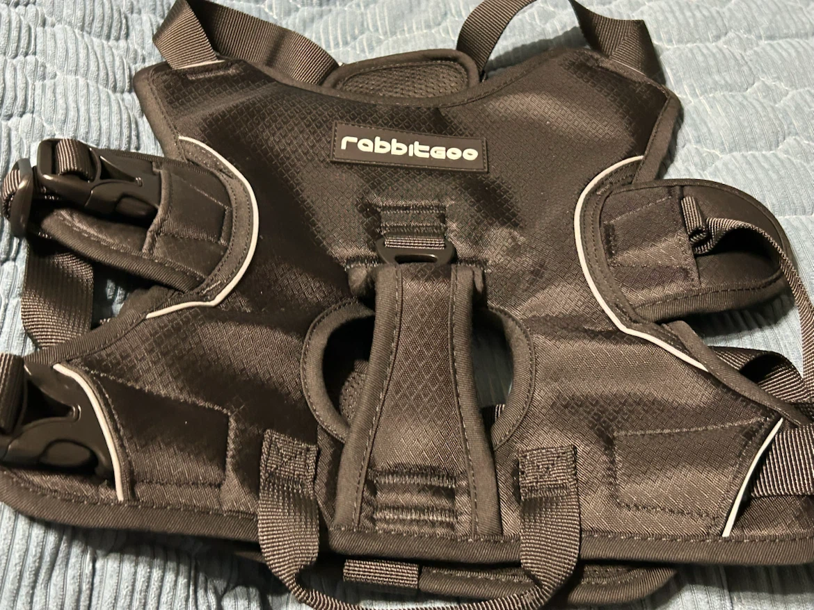 Rabbitgoo Dog Harness - Black, Size L - photo 3