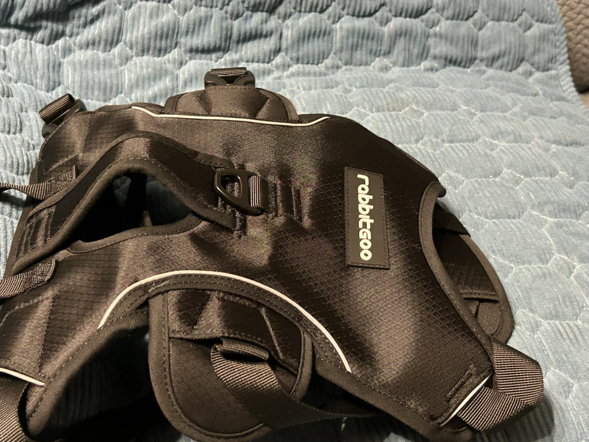 Rabbitgoo Dog Harness - Black, Size L - photo 4