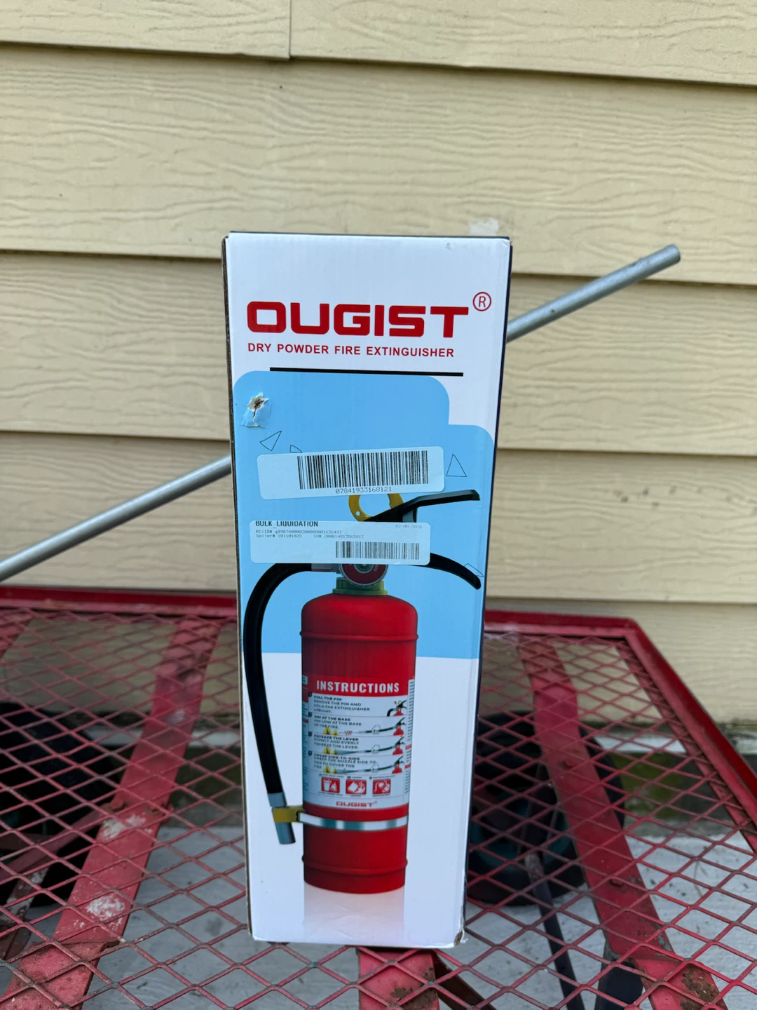 Ougist Dry Powder Fire Extinguisher