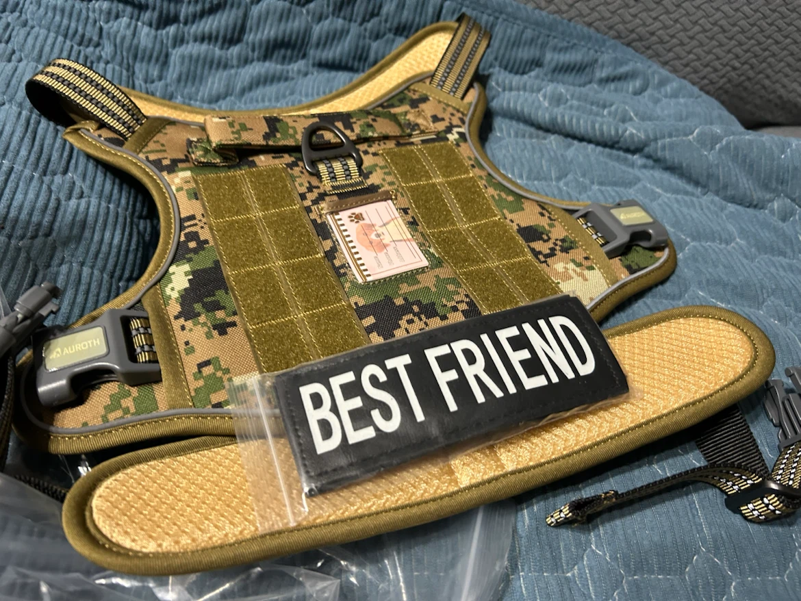 Brand New AUROTH Tactical Dog Harness-Large - photo 4