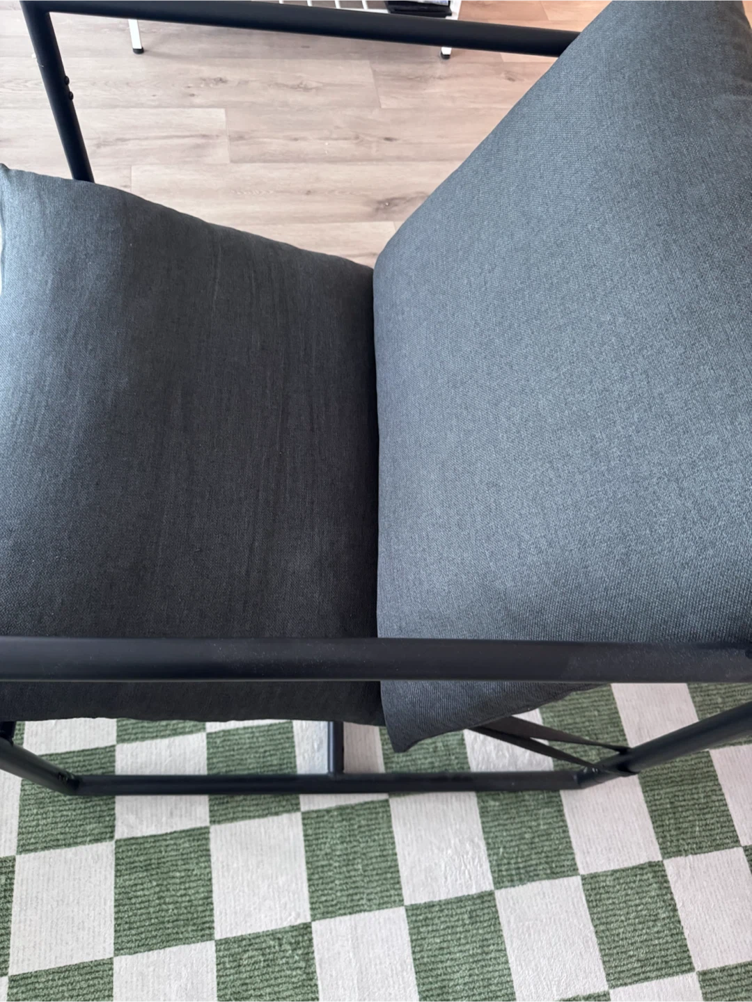 Zinus Armchair – Dark Grey | Removable Covers - photo 2