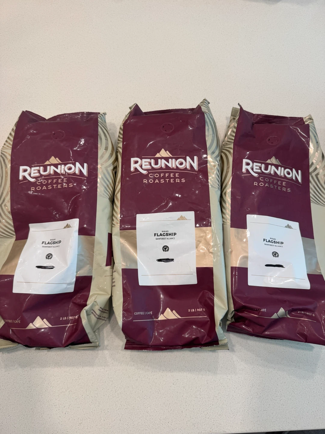 Reunion Coffee Roasters Flagship Coffee - 3 x 2lb Bags