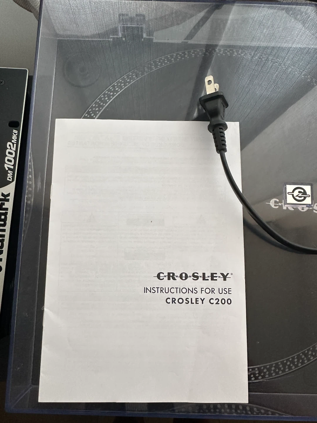 Crosley C200 Record Player Turntable - photo 2