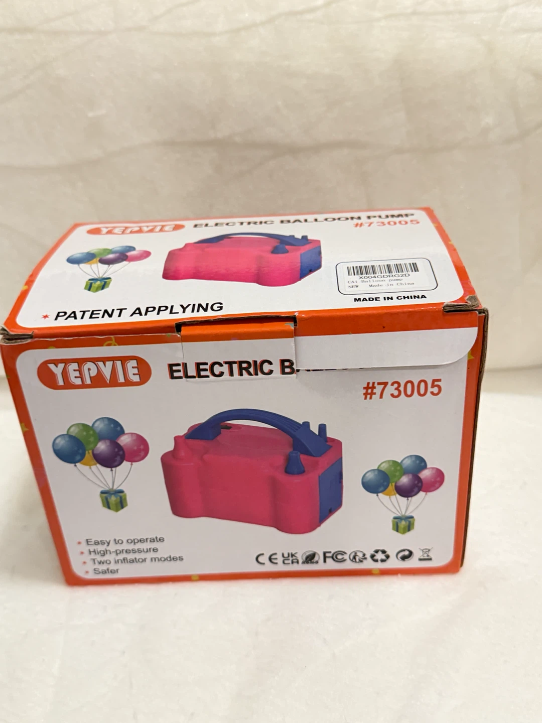 YEPVIE Electric Balloon Pump #73005