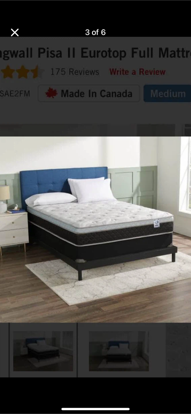 The Brick Mattress - Springwall Pisa II Eurotop Queen Mattress - photo 5