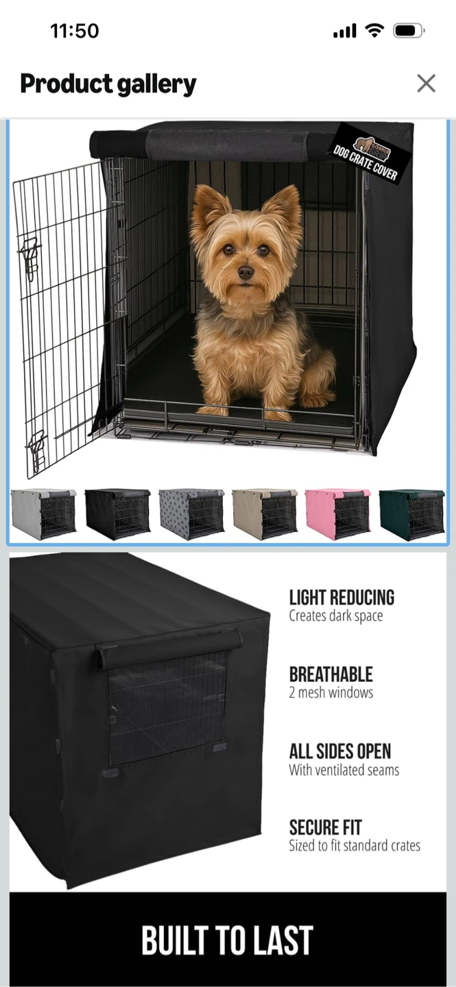 New-Gorilla Grip Dog Crate Cover - photo 2