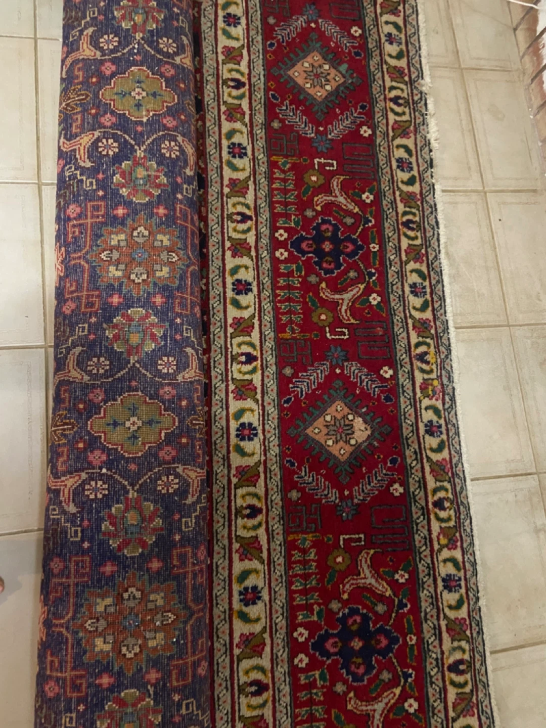 Persian wool area rug