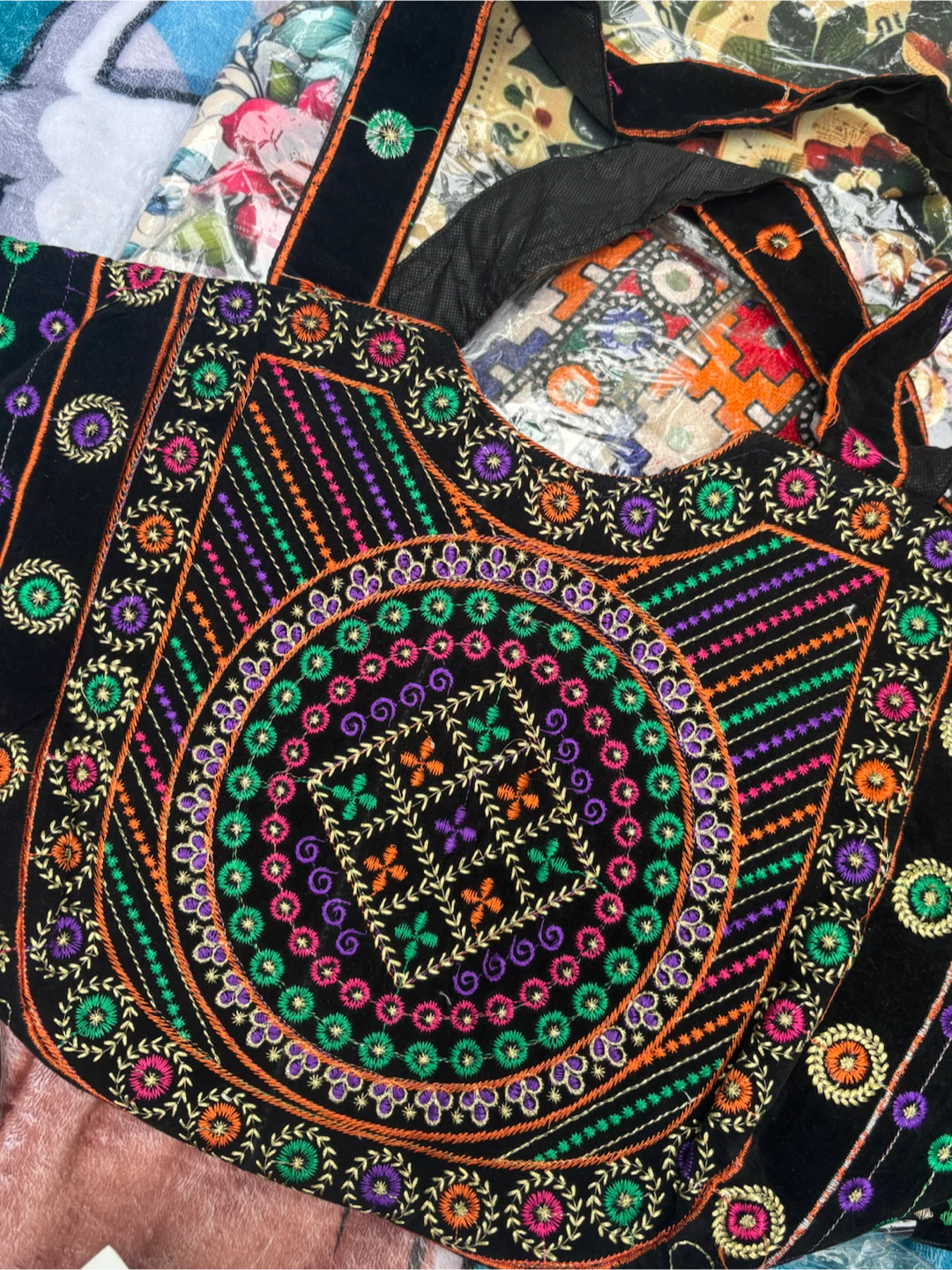 Handmade embroidered bags. Selling for clearance.