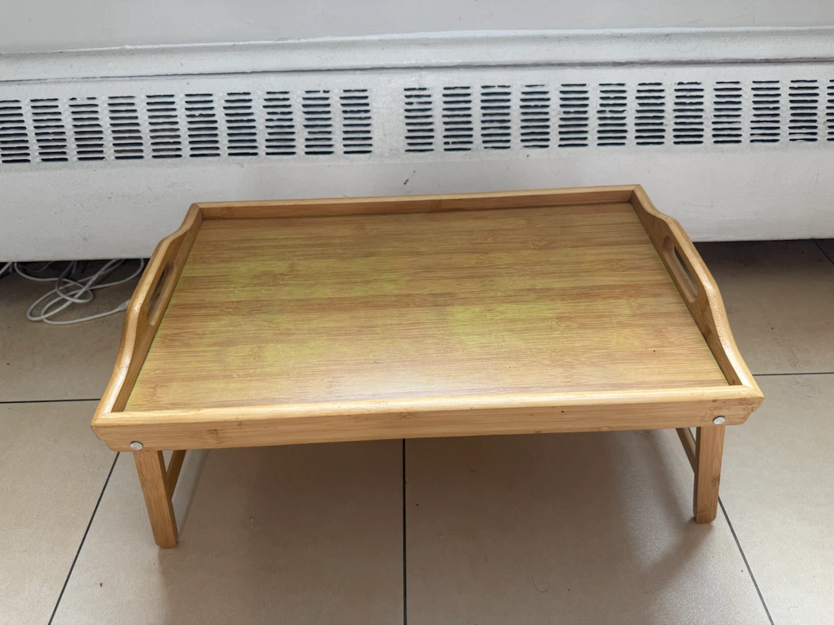 Bamboo Lap Tray with Legs - photo 2