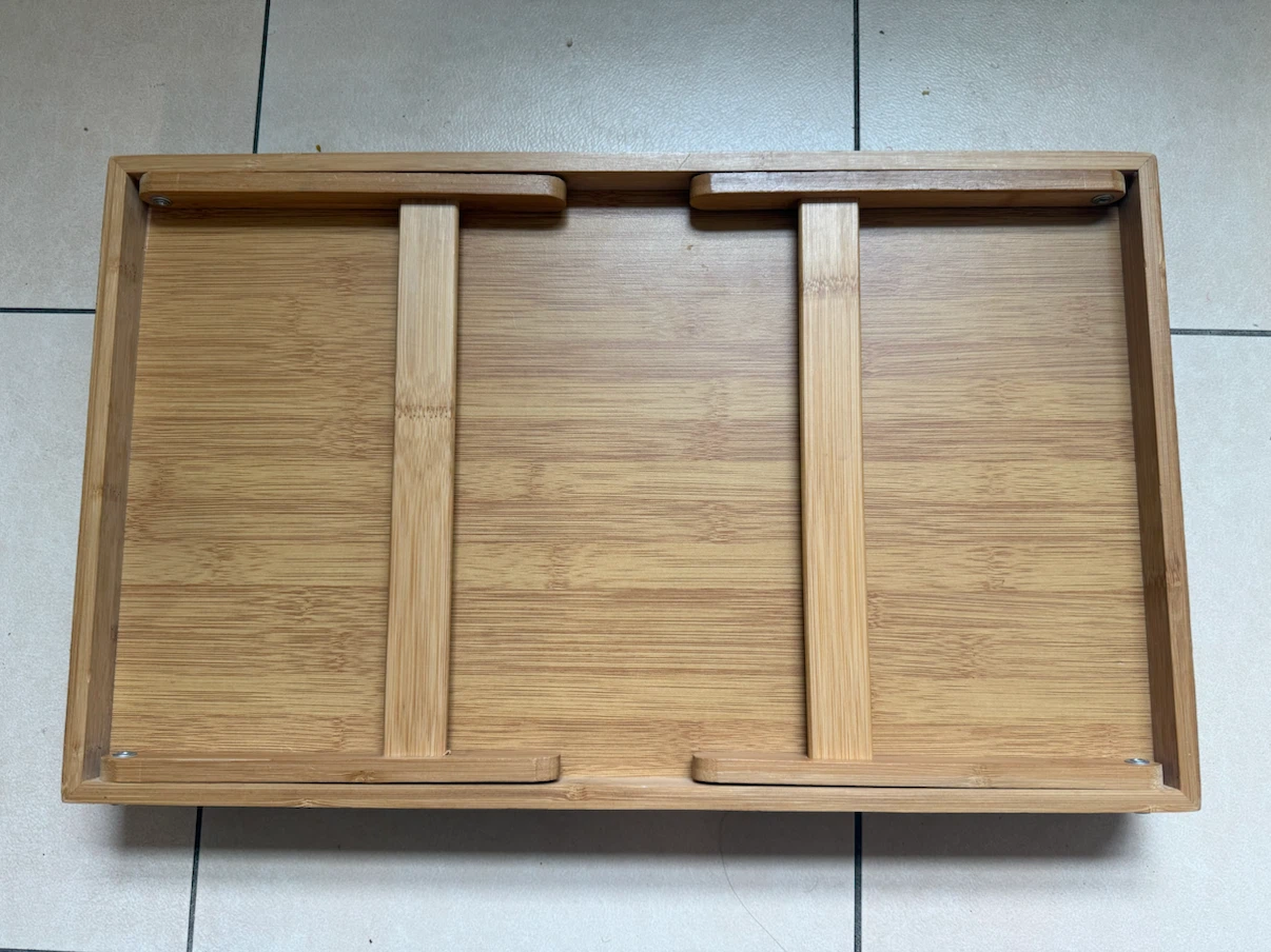 Bamboo Lap Tray with Legs - photo 3