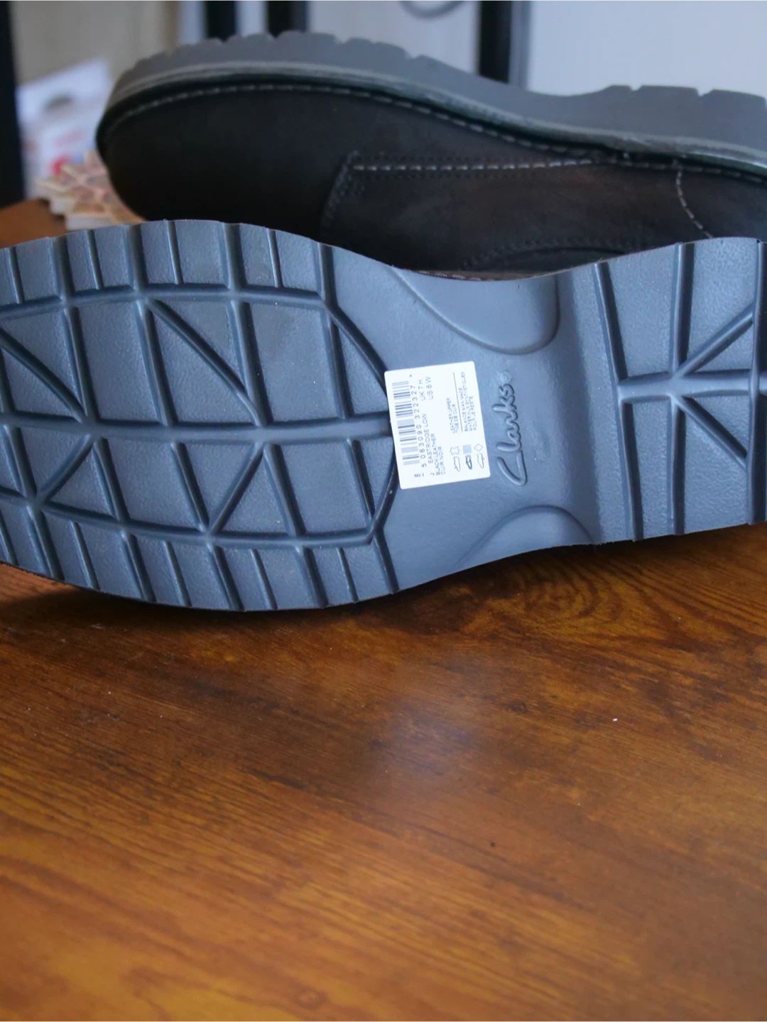 Clarks Men's Black Leather Shoes - photo 4
