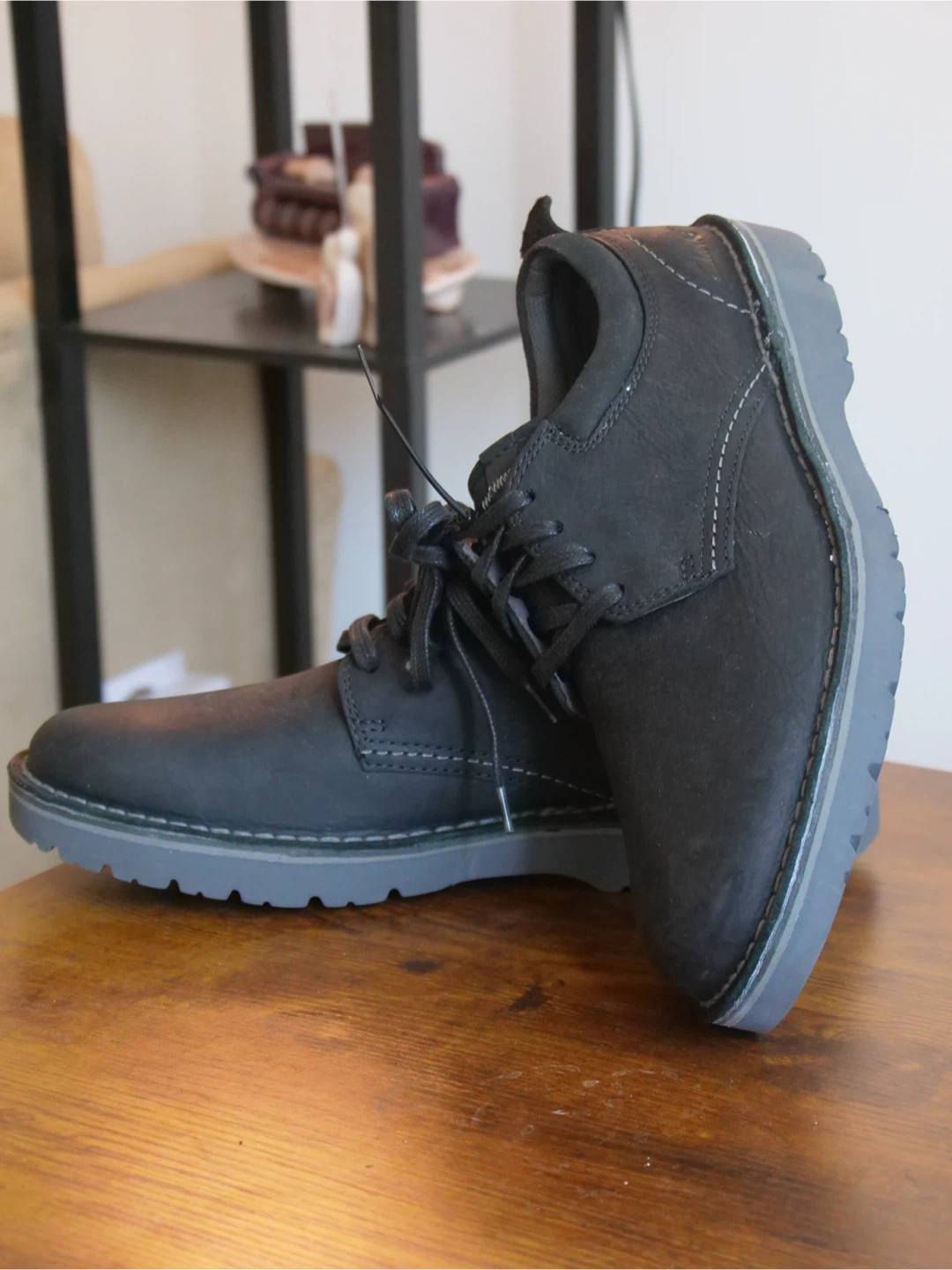 Clarks Men's Black Leather Shoes - photo 5