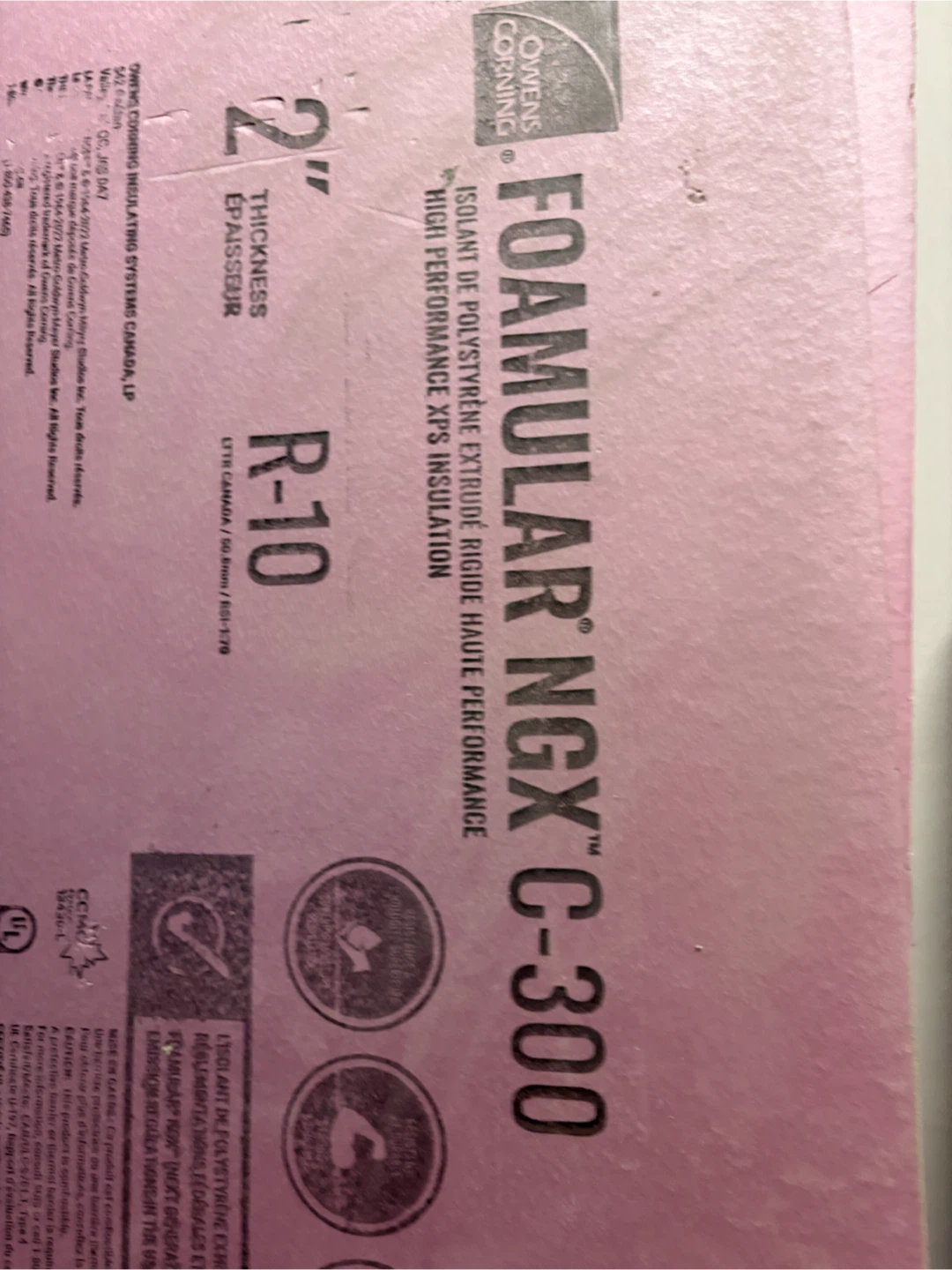Owens Corning FOAMULAR NGX C-300 XPS Insulation Boards - photo 2