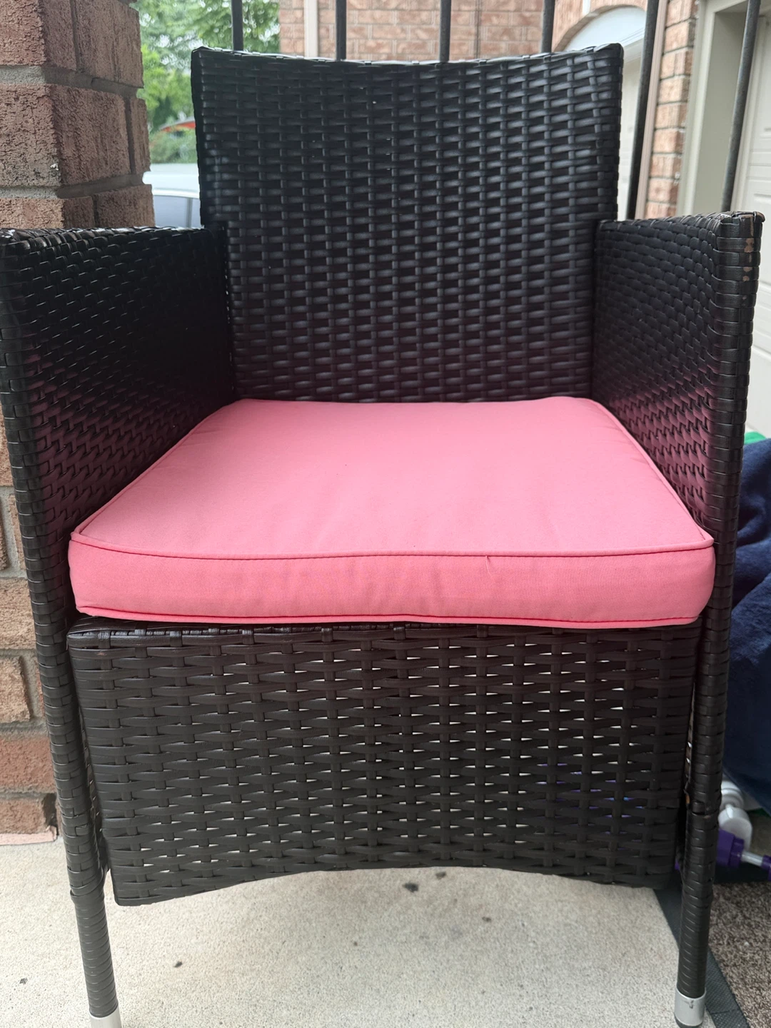 2 Patio Chairs with Cushions + Free Loveseat - photo 2