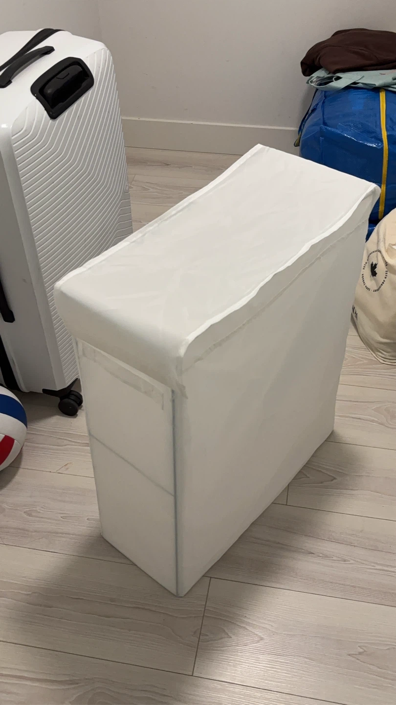 White Laundry Hamper