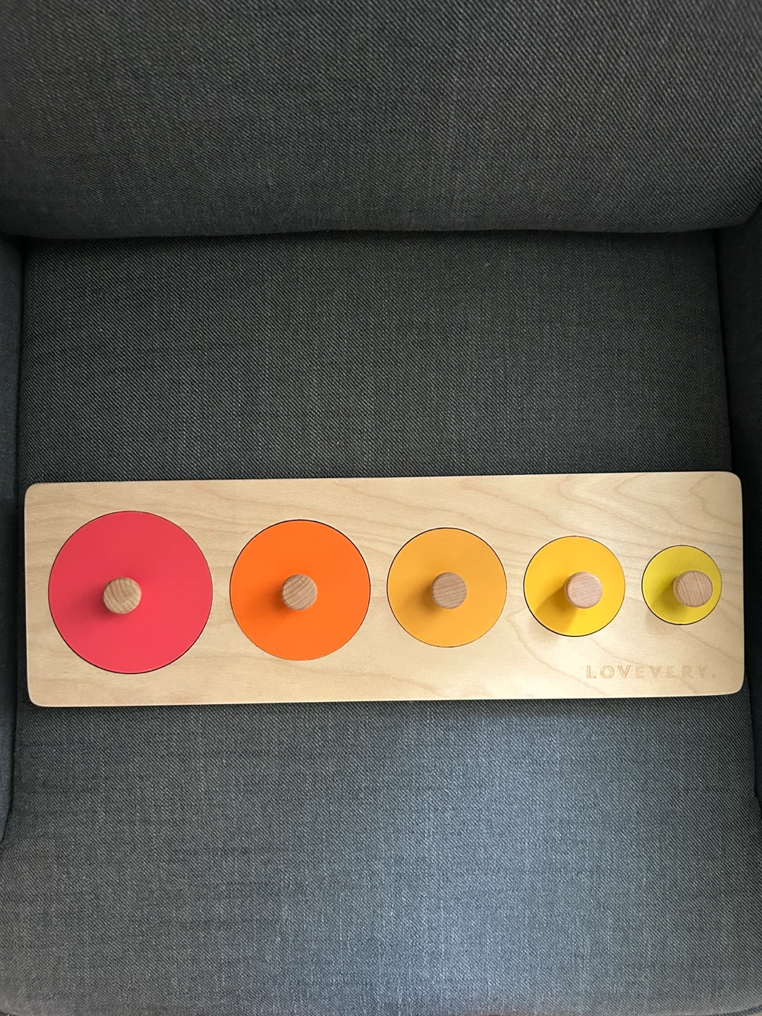 Lovevery Wooden Circle Sorter Puzzle